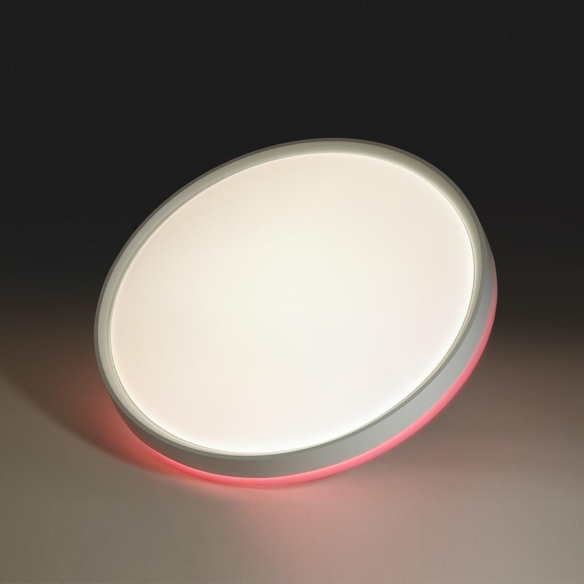 настенно-потолочный светодиодный светильник sonex color kezo pink 7708/el