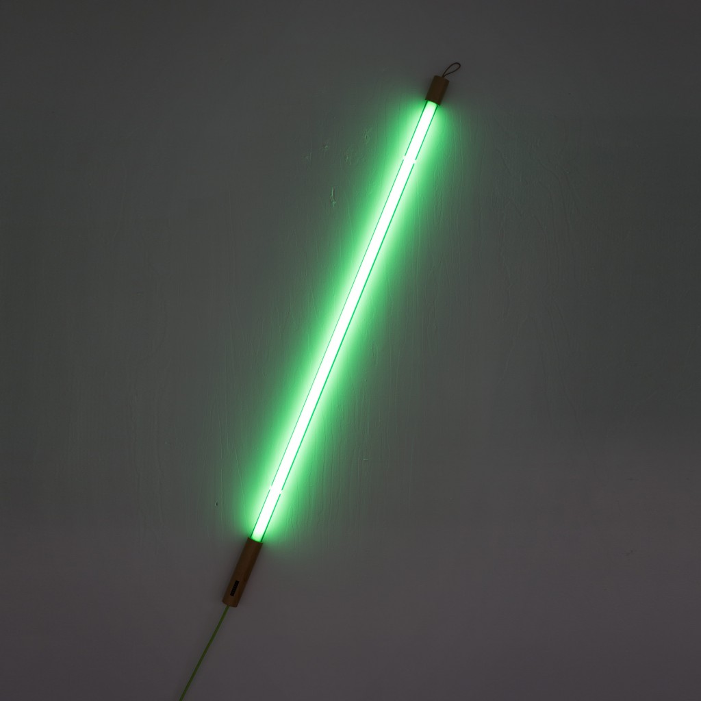 подвесной светильник linea led green seletti