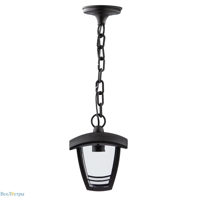 уличный подвесной светильник эра нсу 07-40-001 «марсель» черный б0051193