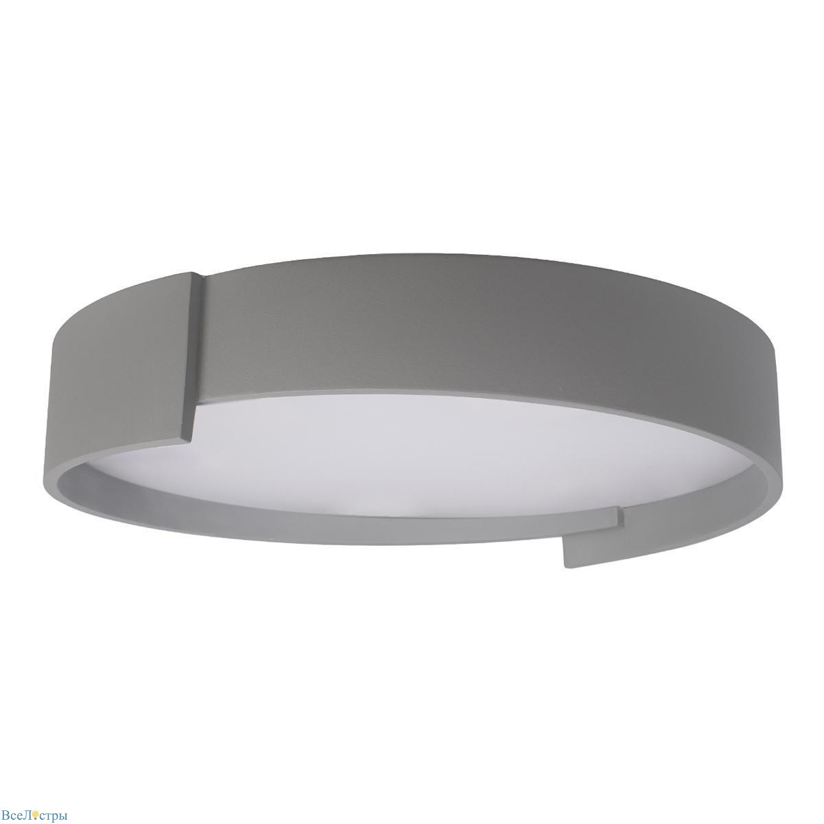 потолочный светодиодный светильник loft it coin 10200 grey