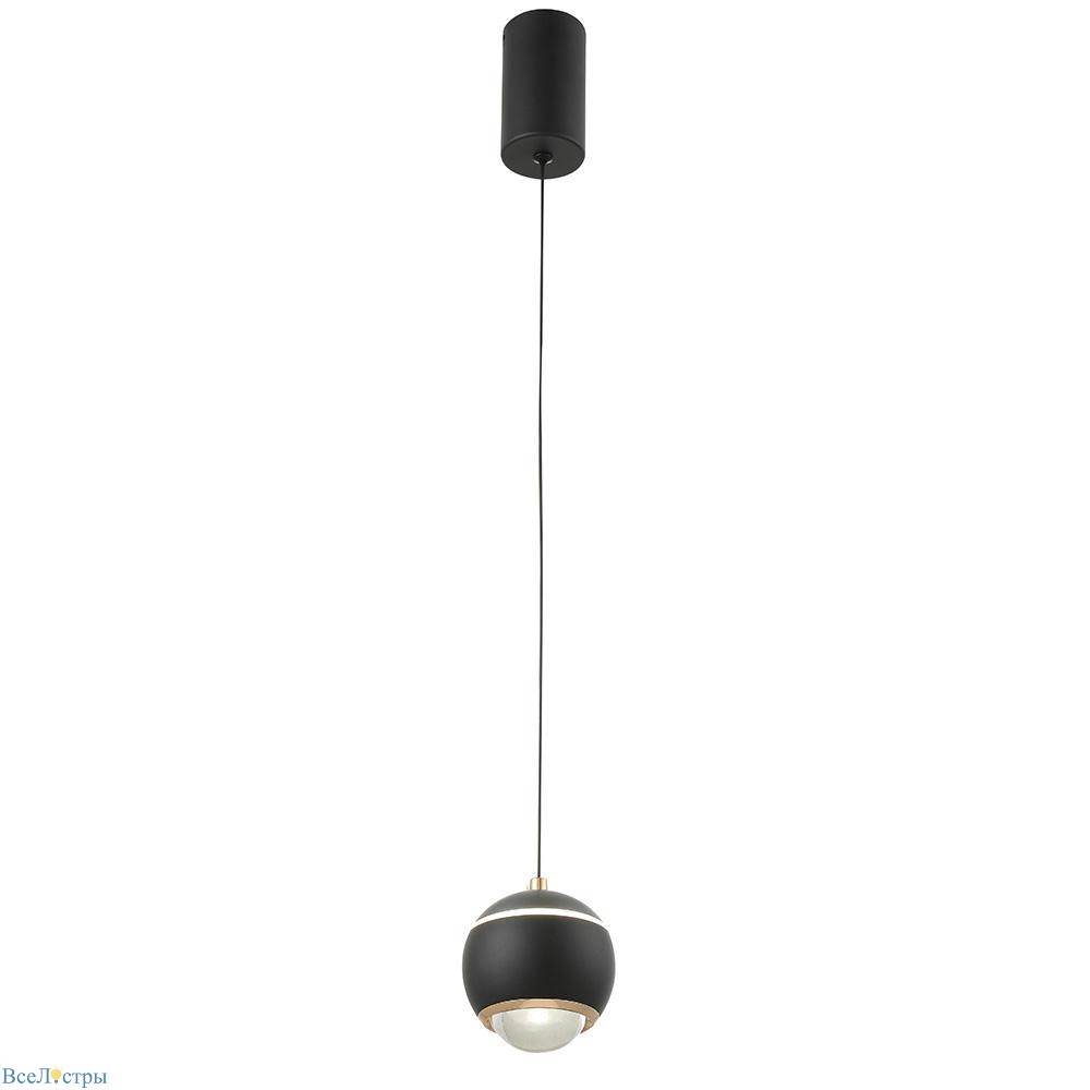 подвесной светодиодный светильник crystal lux caro sp led black