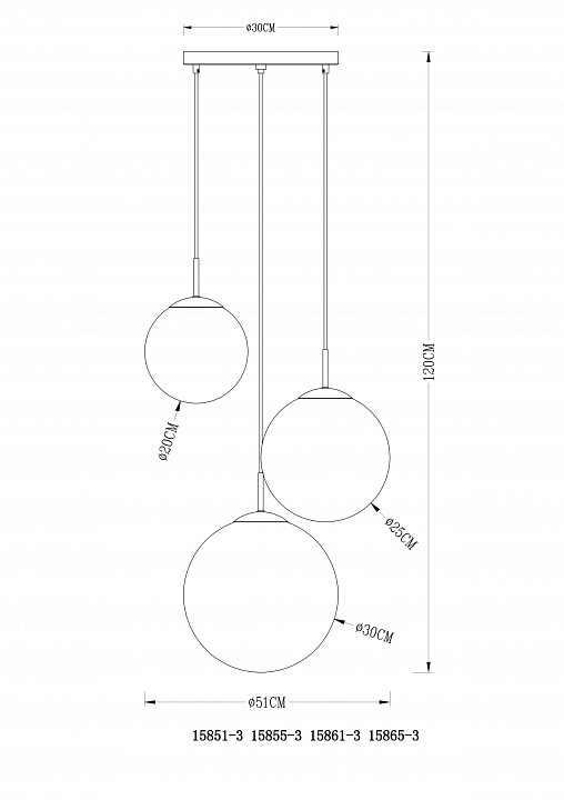 подвесной светильник globo varus 15855-3