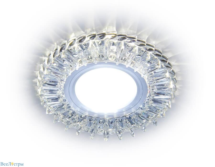встраиваемый светильник ambrella light crystal s260