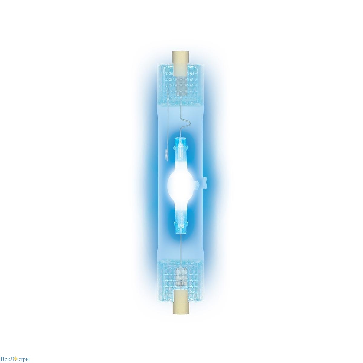 лампа металлогалогеновая uniel r7s 70w прозрачная mh-de-70/blue/r7s 04847