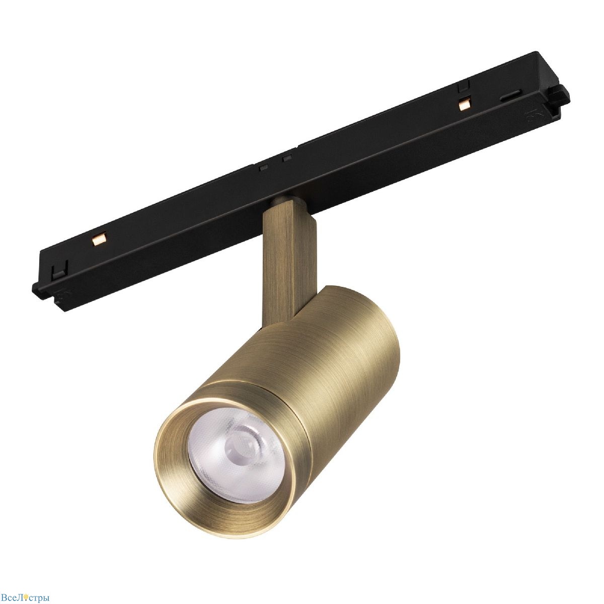 трековый магнитный светильник arlight mag-orient-spot-r45-12w warm3000 (br, 24 deg, 48v) 045061
