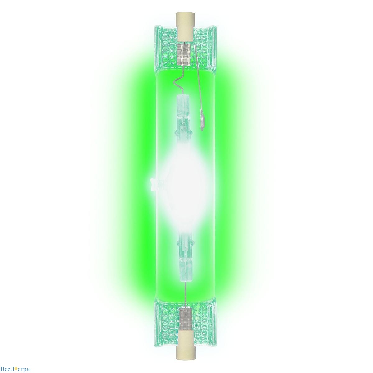 лампа металлогалогеновая uniel r7s 150w прозрачная mh-de-150/green/r7s 03802