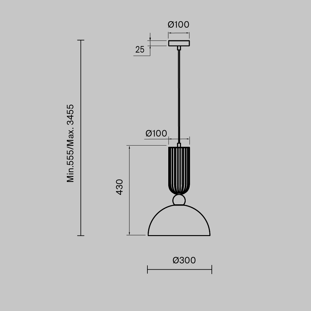 подвесной светильник maytoni antic mod302pl-01gr1