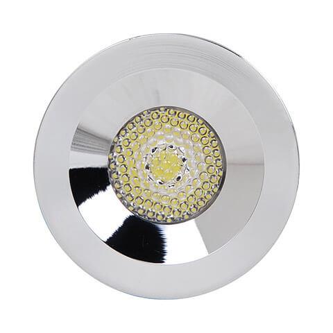 встраиваемый светодиодный светильник horoz laura 1w 4200к матовый хром 016-038-0001 hrz00002305