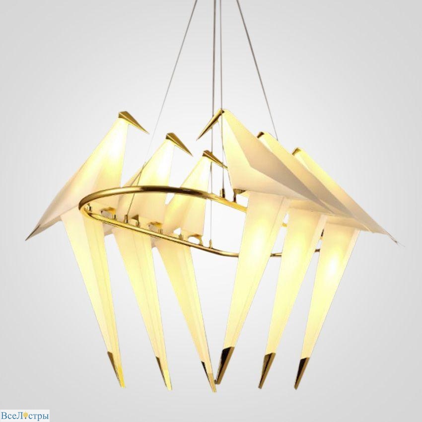 подвесная светодиодная люстра imperium loft origami bird 75599-22