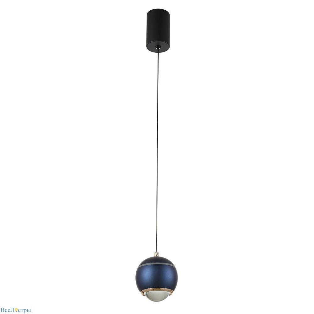 подвесной светодиодный светильник crystal lux caro sp led blue
