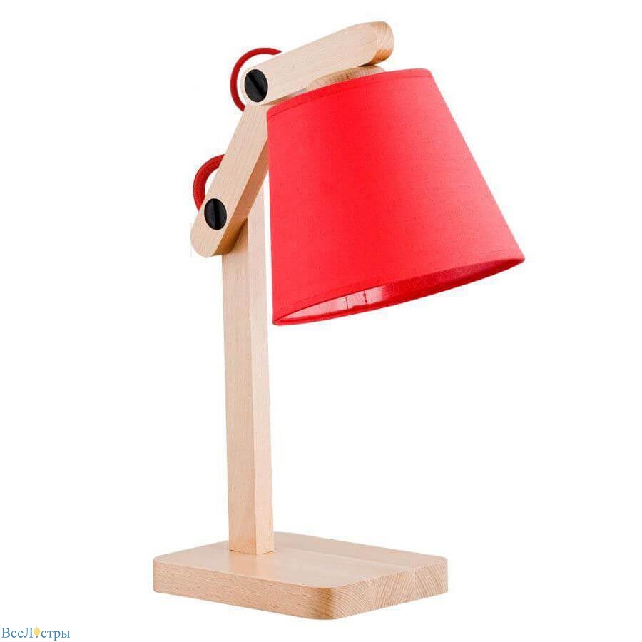 настольная лампа декоративная alfa joga red 22248
