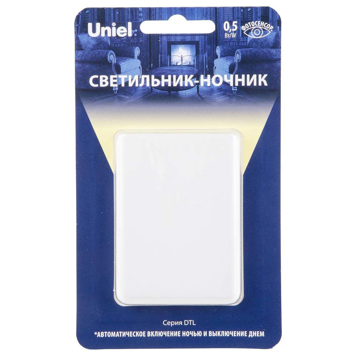 светильник-ночник uniel dtl-320 прямоугольник/white/sensor ul-00007221
