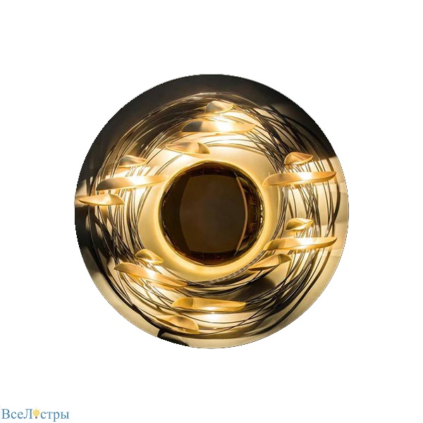настенный светильник delight collection anodine 100 brass
