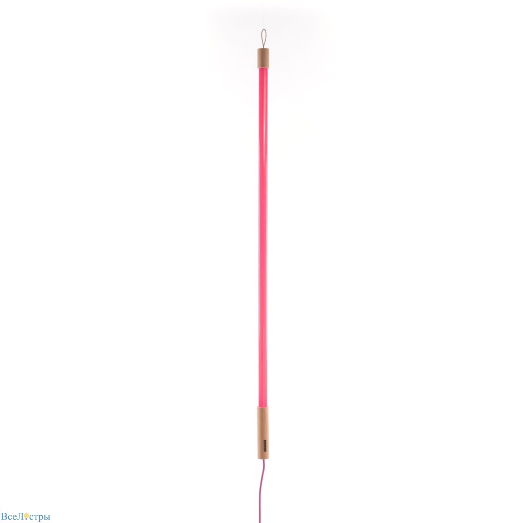 подвесной светильник linea led fuchsia seletti