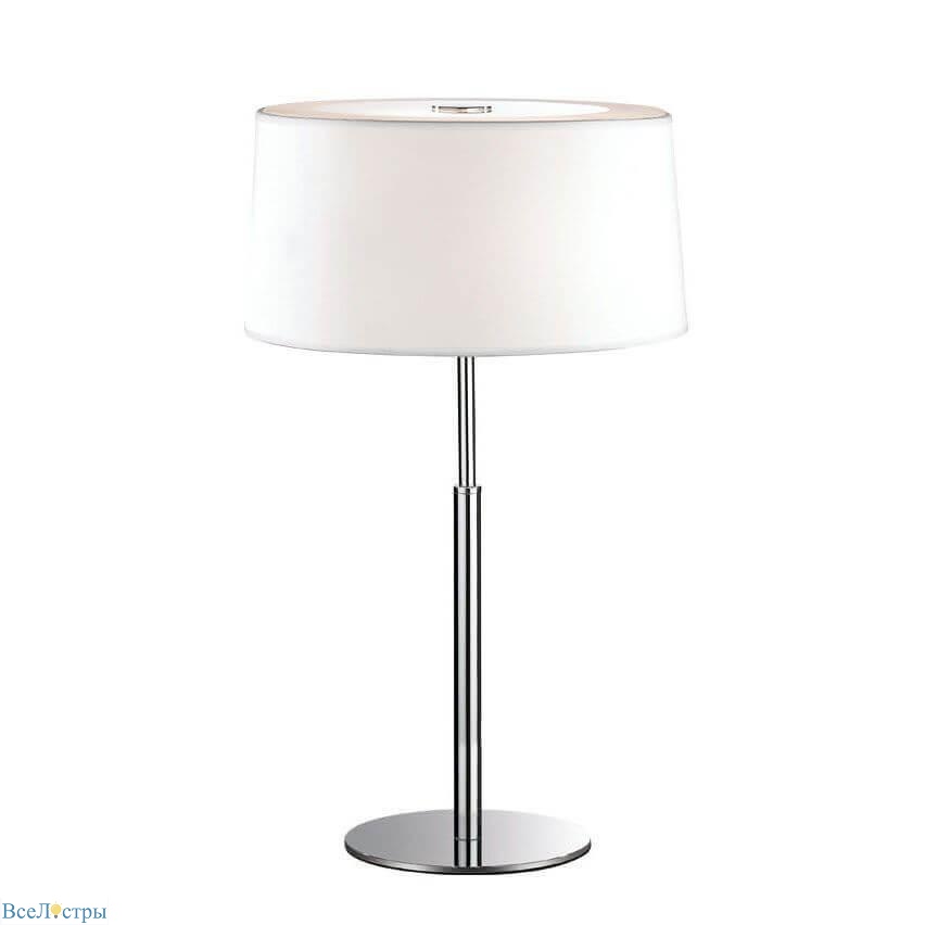 настольная лампа ideal lux hilton tl2 bianco 075532