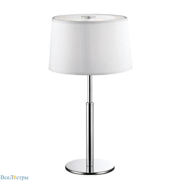настольная лампа ideal lux hilton tl1 bianco 075525