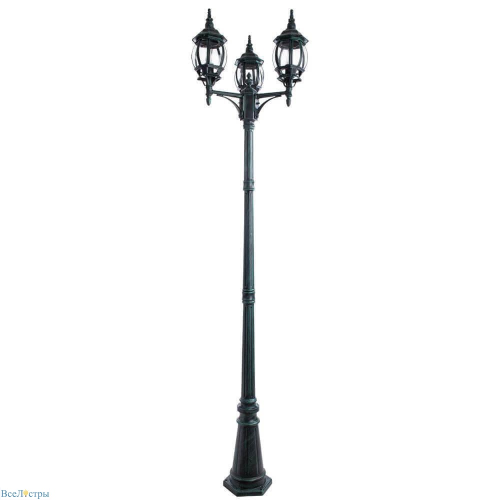садово-парковый светильник arte lamp atlanta a1047pa-3bg