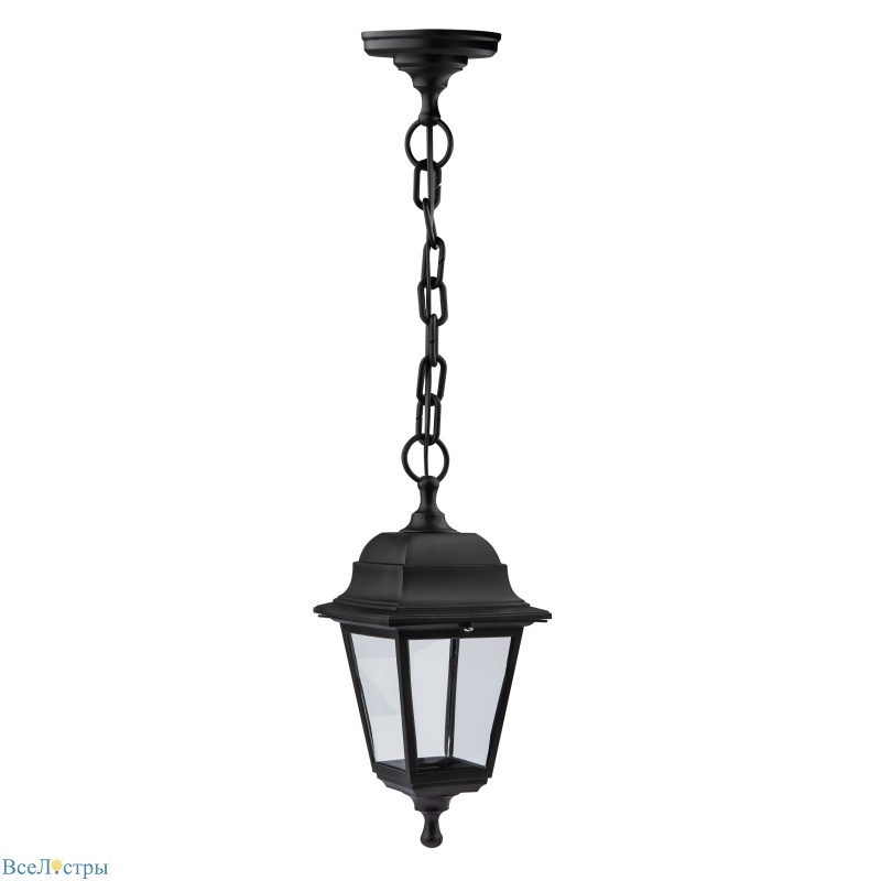 уличный подвесной светильник эра нсу 04-60-001 черный б0048105