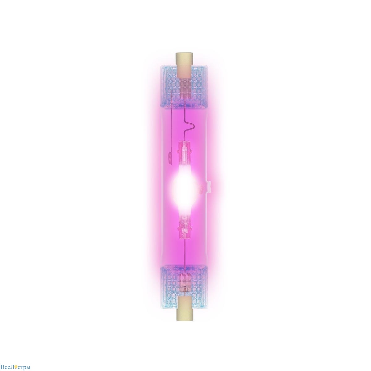 лампа металлогалогеновая uniel r7s 70w прозрачная mh-de-70/purple/r7s 04849