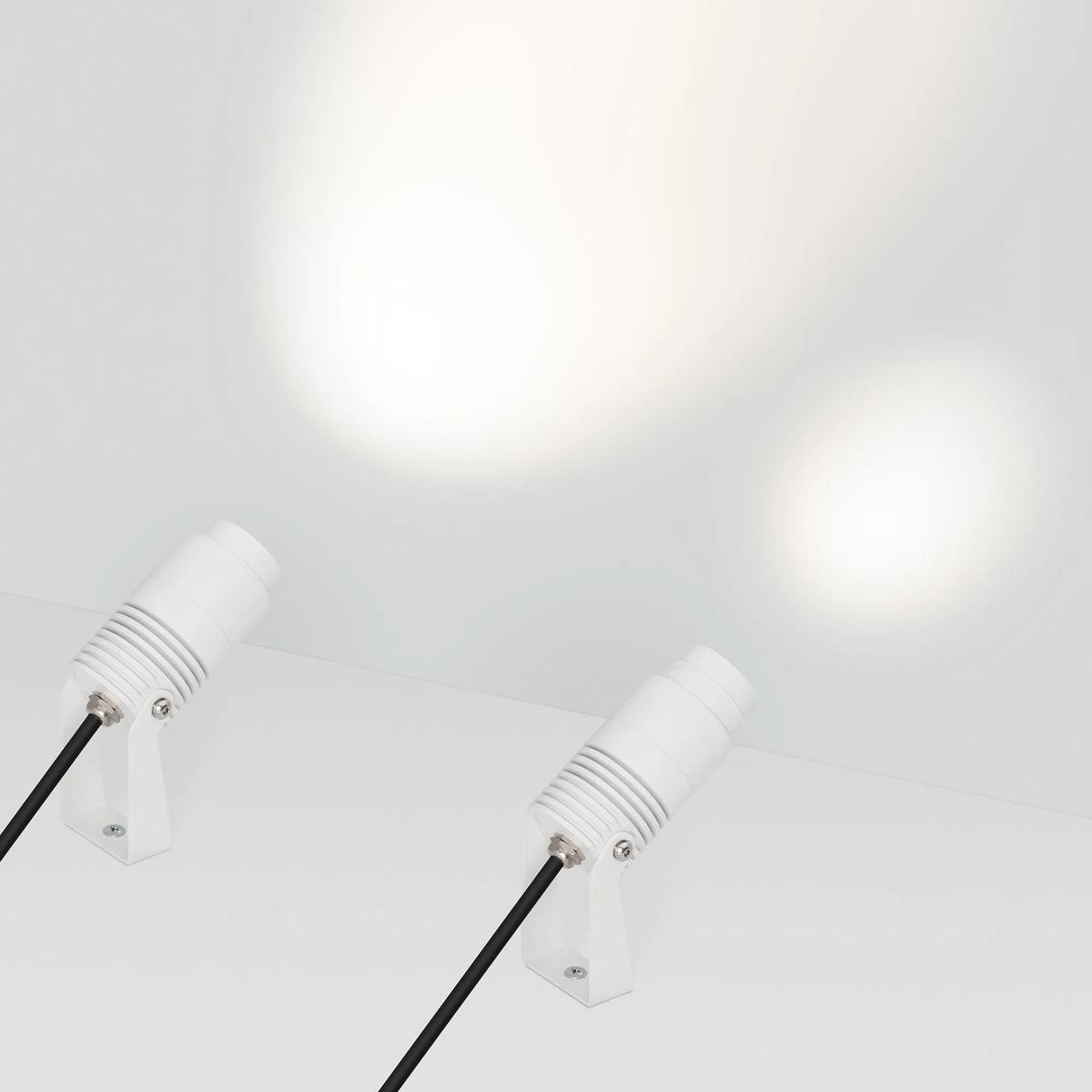 уличный светодиодный светильник arlight alt-ray-zoom-r52-8w day4000 (wh, 10-40 deg, 230v) 042677