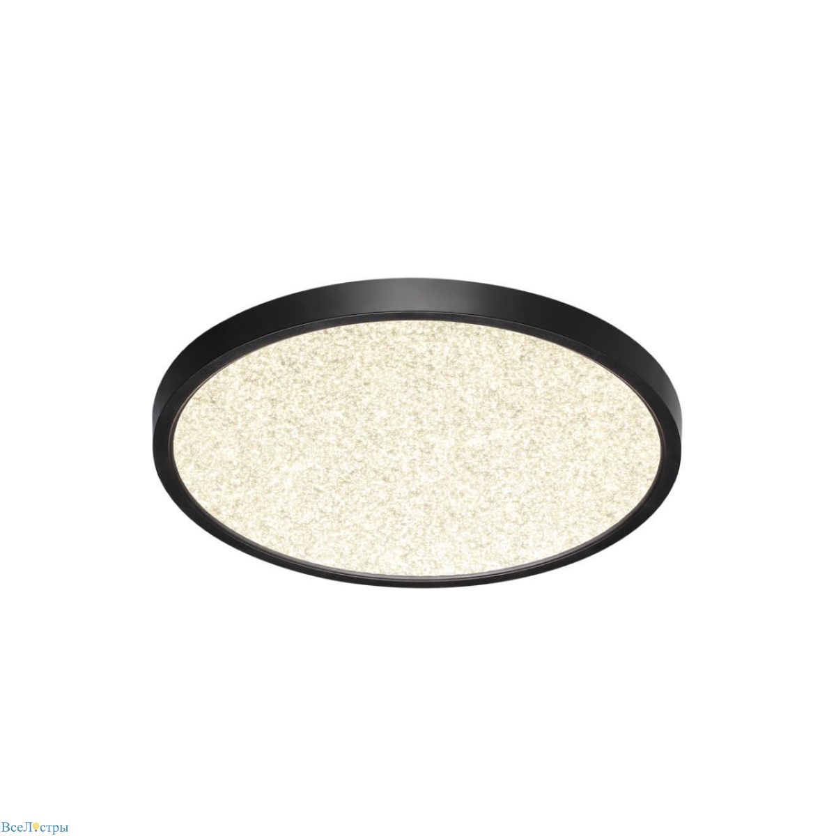 настенно-потолочный светодиодный светильник sonex mitra omega black 7662/24l