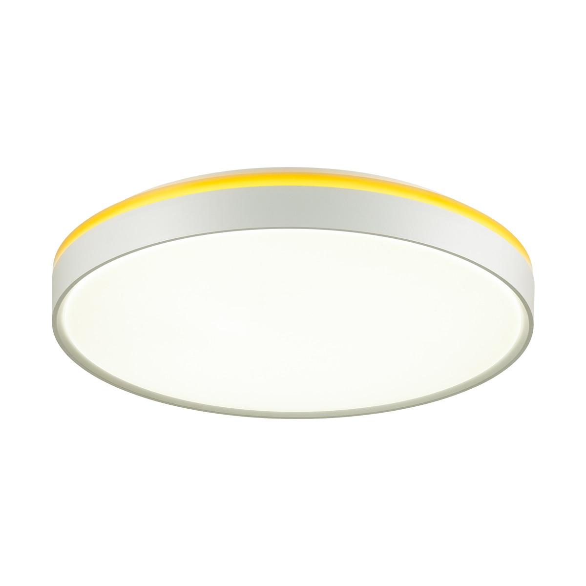 настенно-потолочный светодиодный светильник sonex color kezo yellow 7709/el