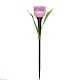 светильник на солнечных батареях uniel promo usl-c-451/pt305 pink tulip ul-00004276
