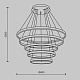 подвесной светодиодный светильник maytoni rim mod058pl-l200bk