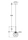 подвесной светильник maytoni basic form mod521pl-01g1
