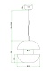 подвесной светодиодный светильник maytoni rebel mod322pl-l6b3k