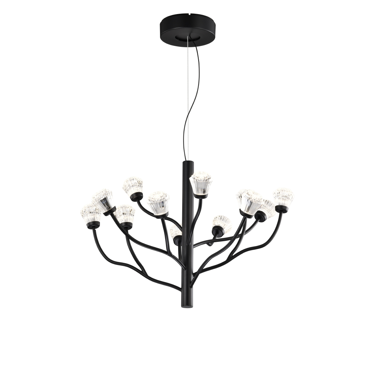 подвесная люстра delight collection p0550-12a black