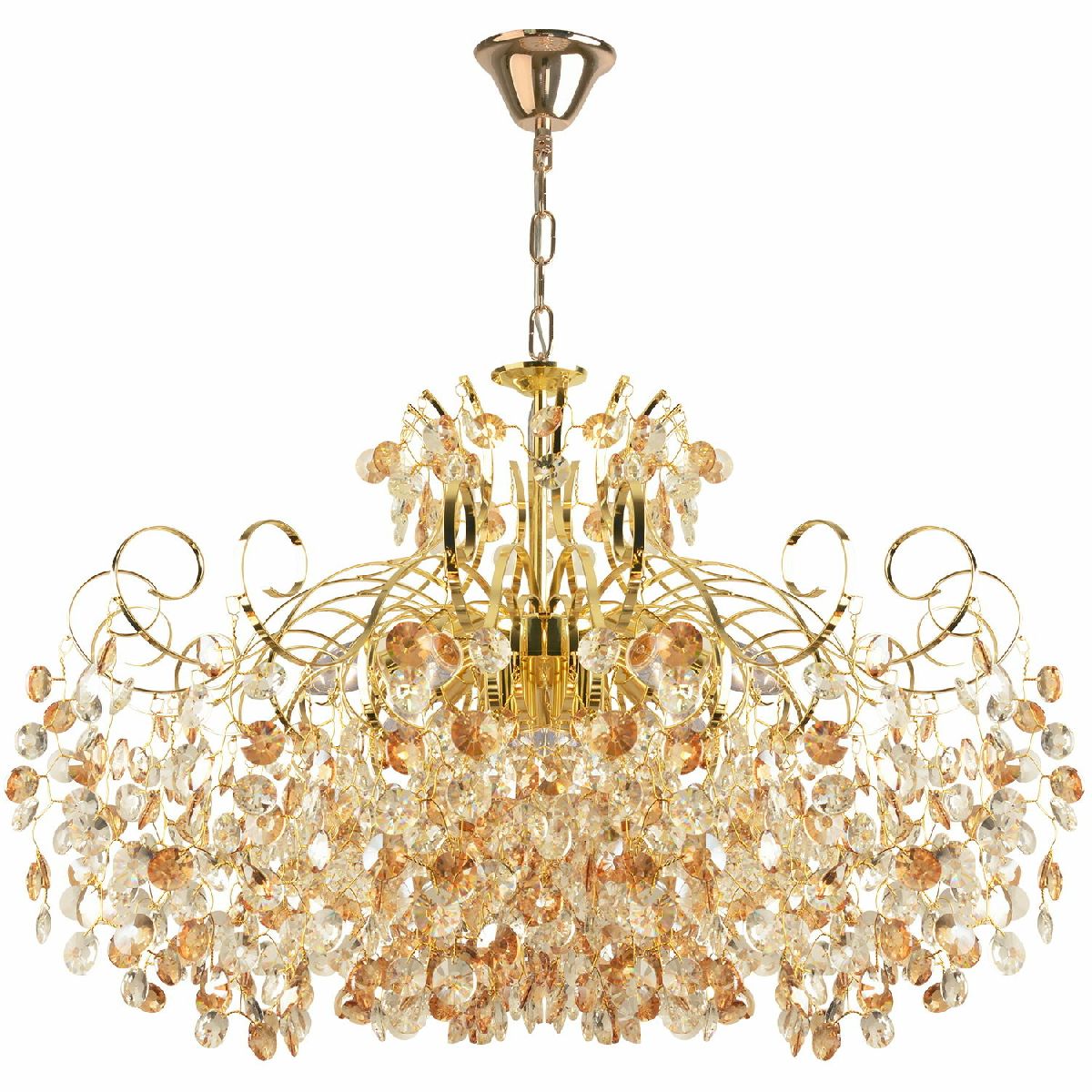 подвесная люстра reluce 02382-0.4-8+4 ffg