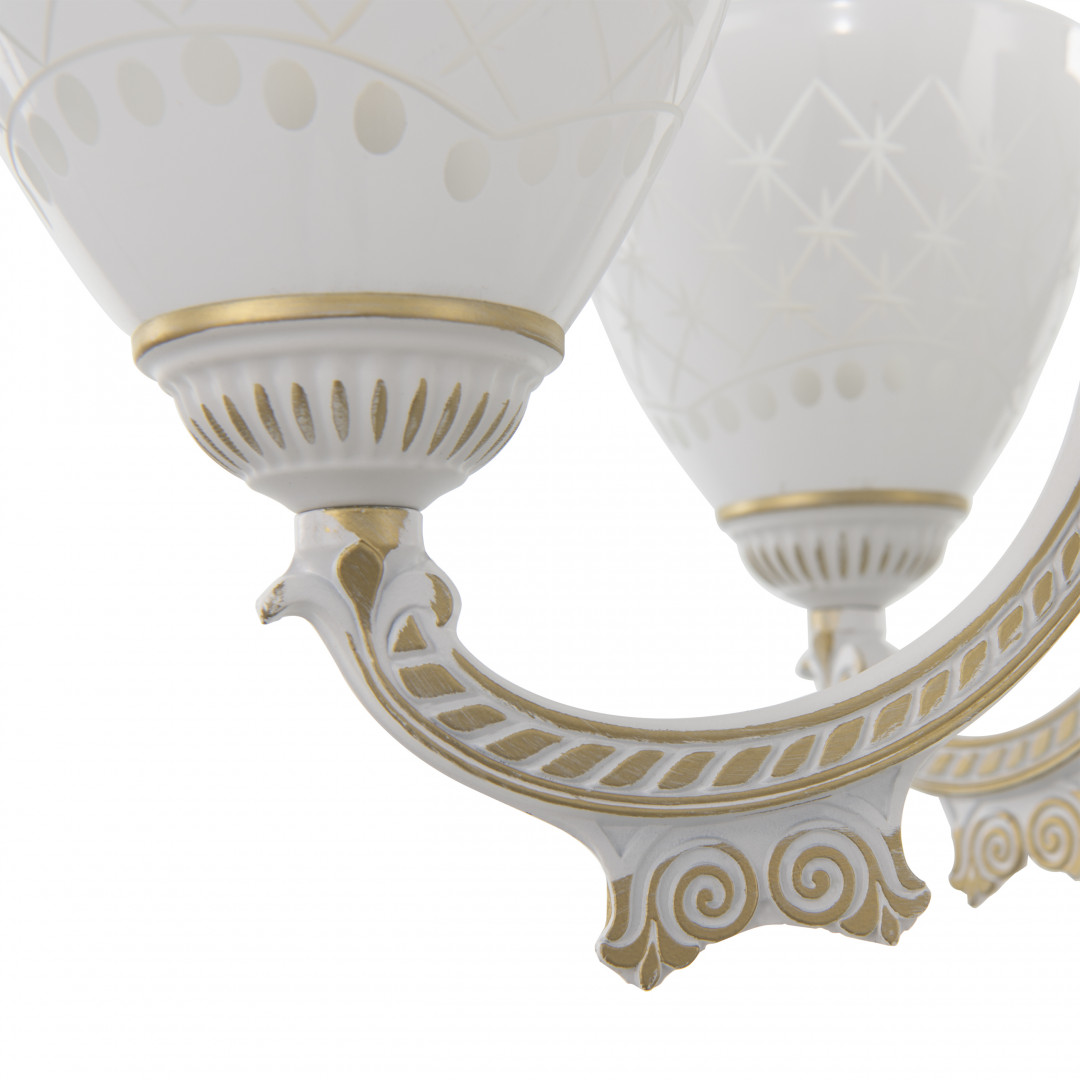 подвесная люстра arte milano 343837/8 wt+g