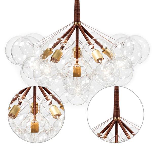 подвесная люстра delight collection 9087/3 brown