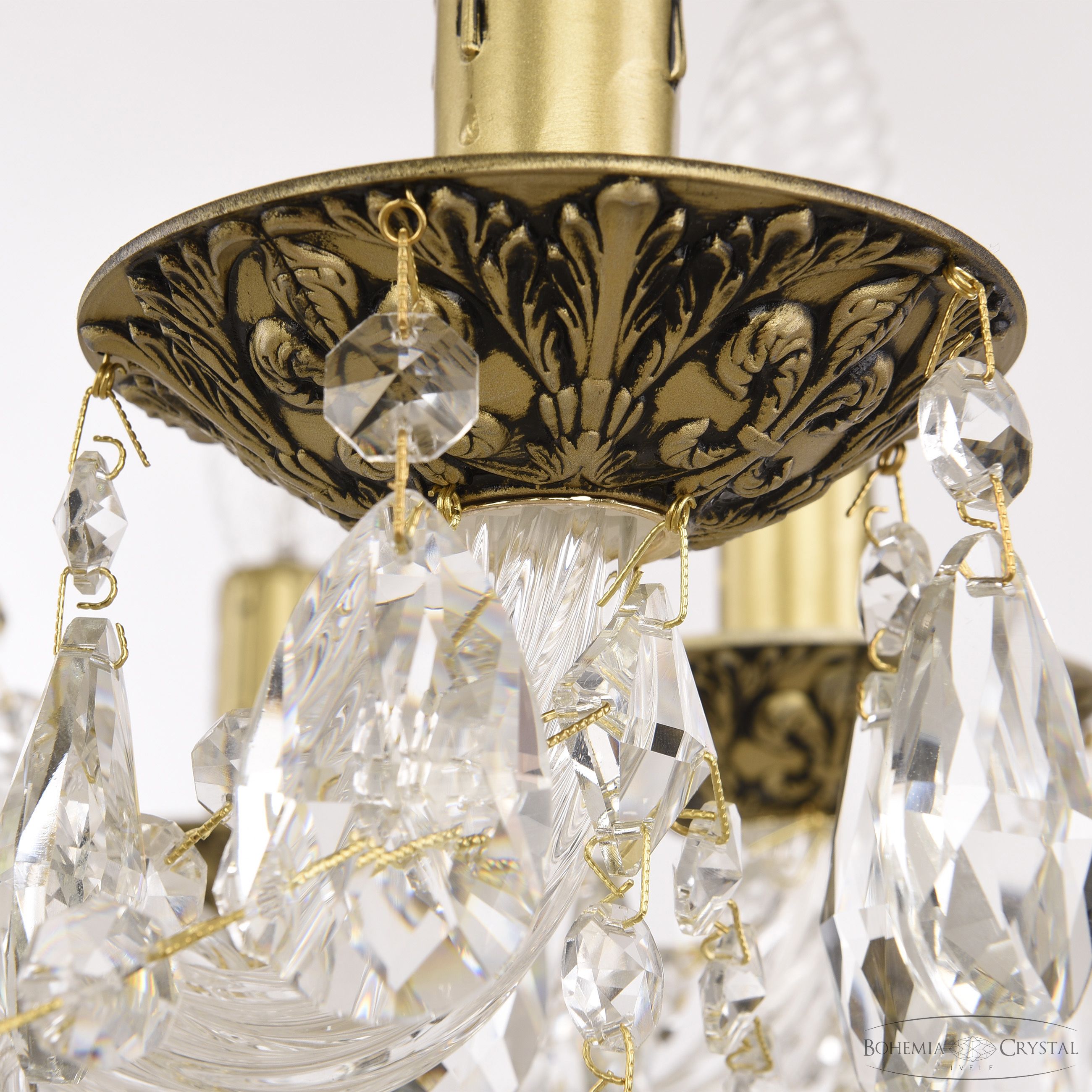 подвесная люстра bohemia ivele crystal al16315/8/200 agb
