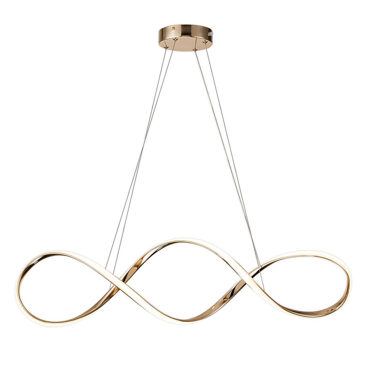 подвесной светодиодный светильник escada knot 10236/1led gold