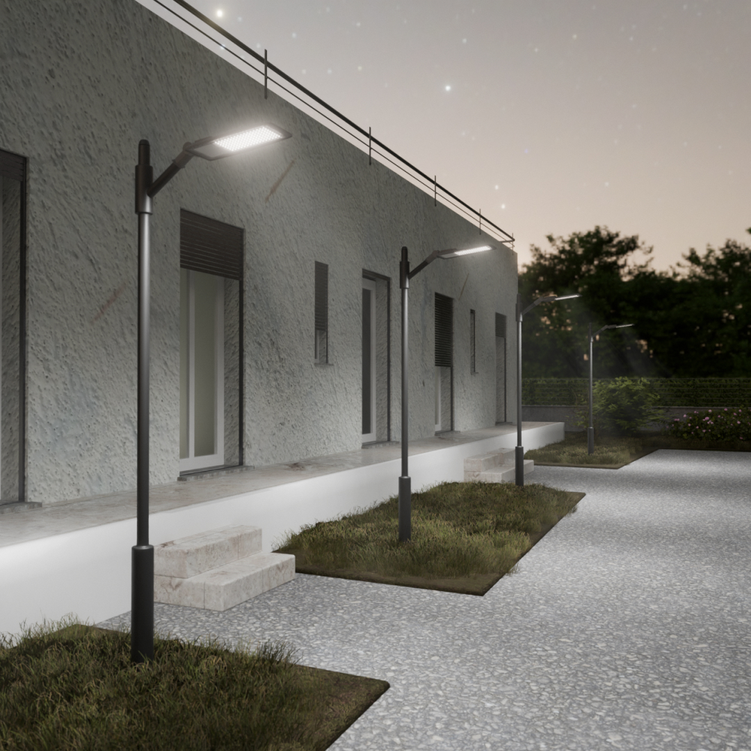 уличный консольный светильник apeyron 29-12