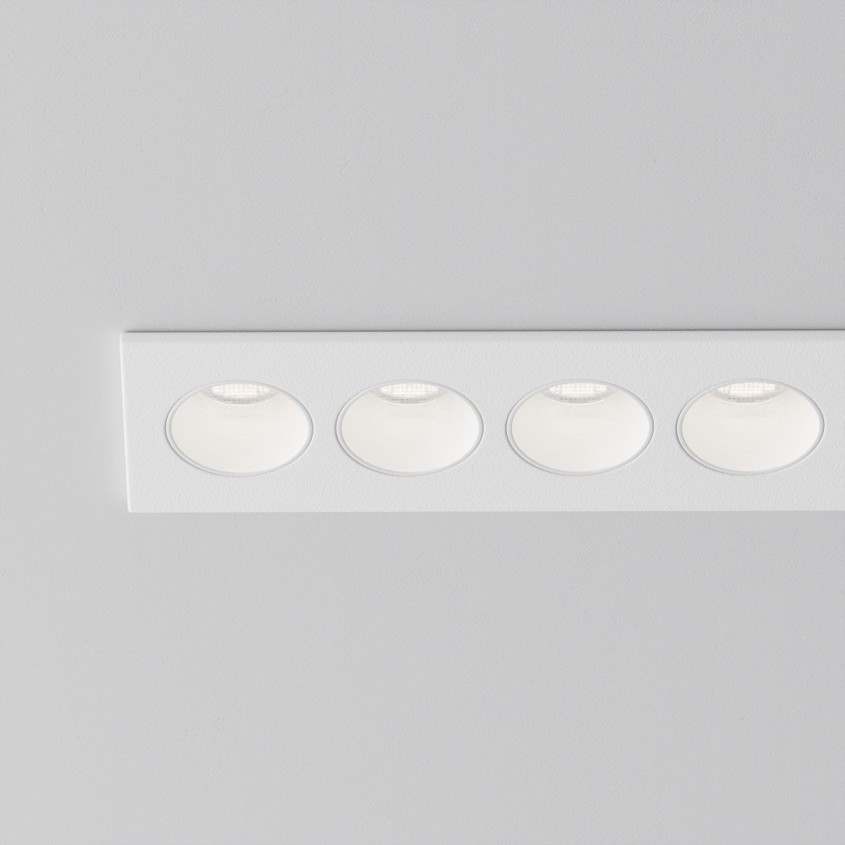 встраиваемый светильник maytoni points dl065-20w3-6k-w