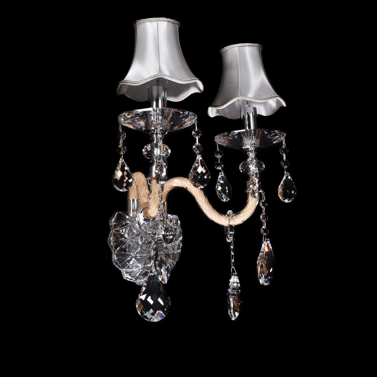 бра lumina deco denica ldw 66249-2 wt