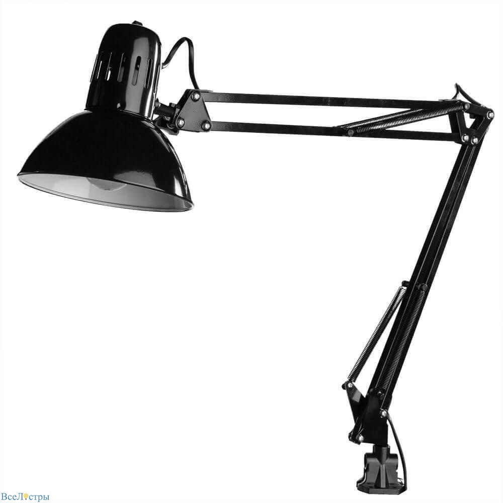 настольная лампа офисная arte lamp senior a6068lt-1bk