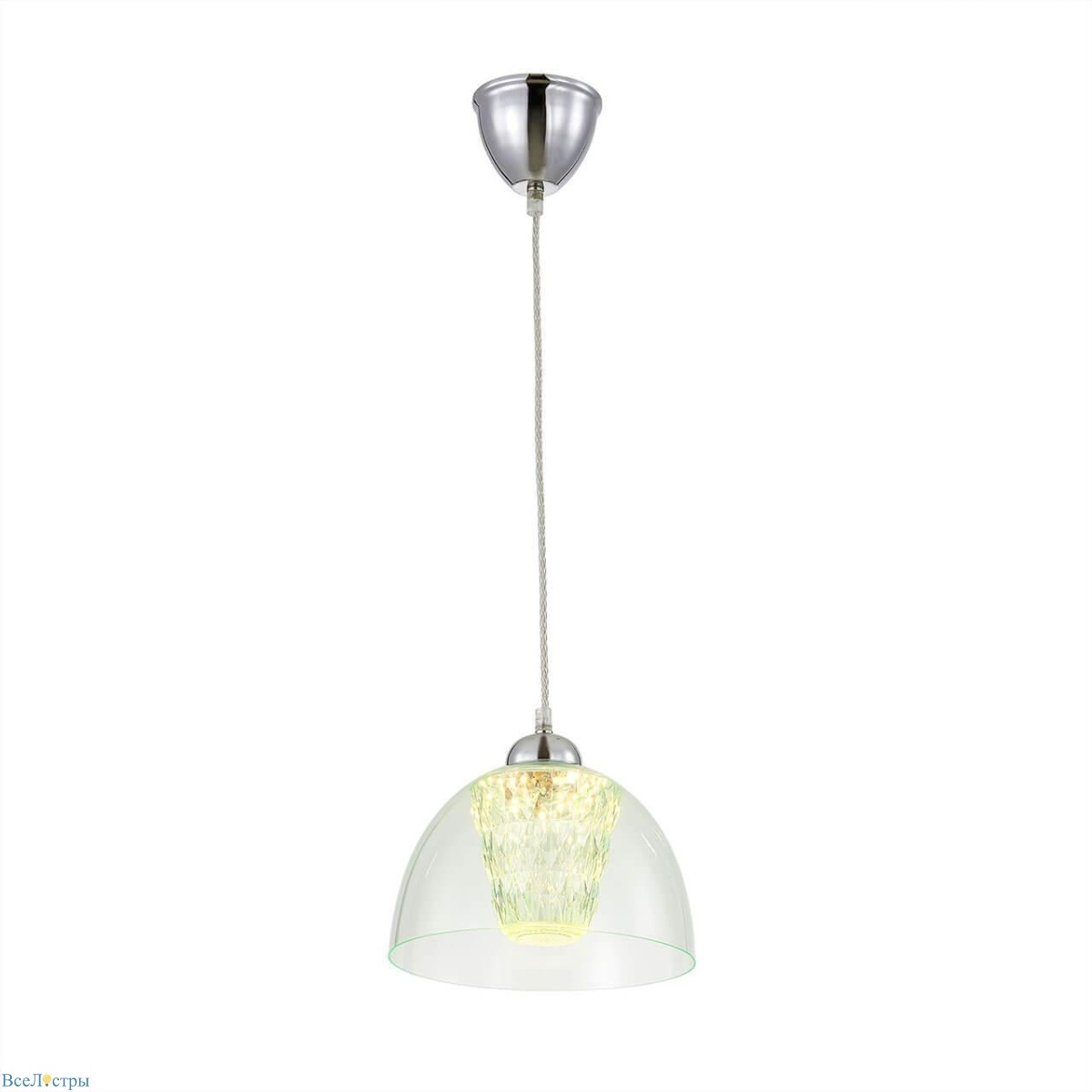 подвесной светодиодный светильник citilux топаз cl717113