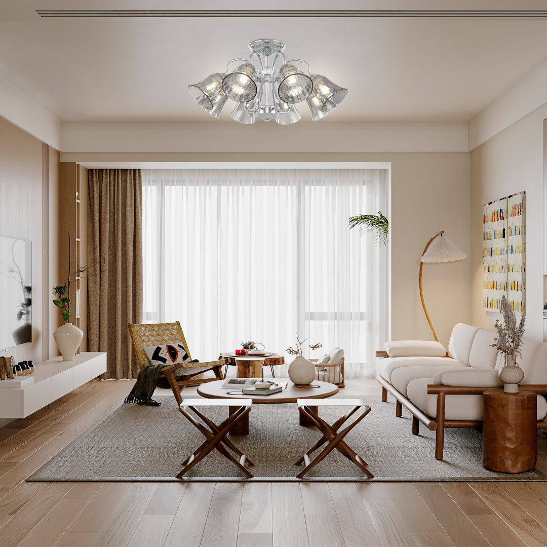 потолочная люстра arte milano 340800/8 cr