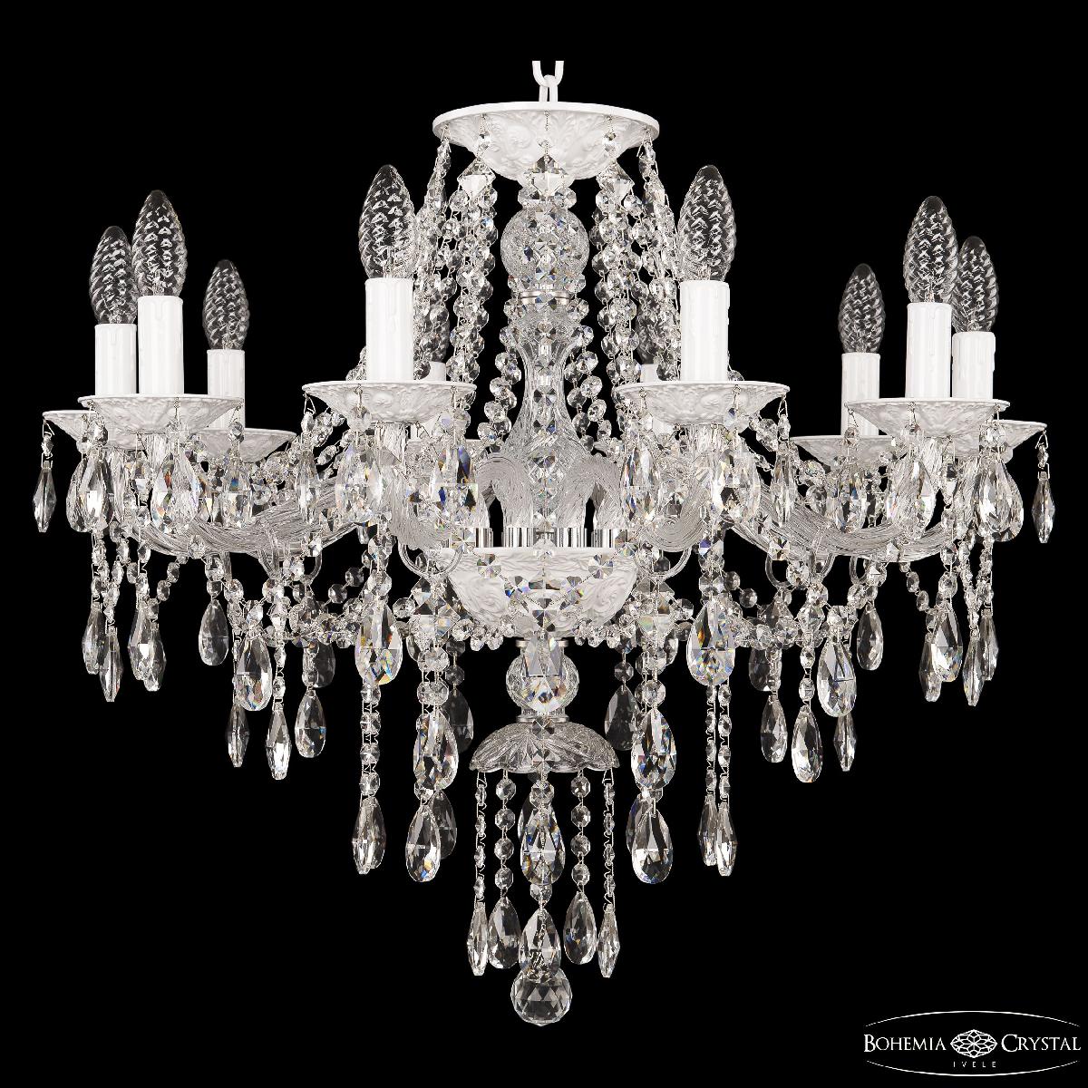 подвесная люстра bohemia ivele crystal al16315/10/240 wg