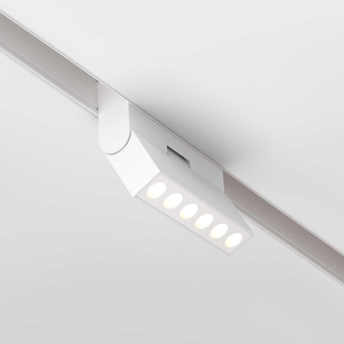 трековый светодиодный светильник maytoni technica points tr033-2-6w4k-w