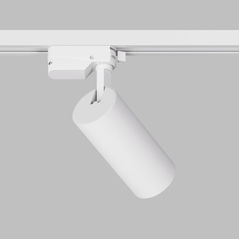 трековый однофазный светильник denkirs solid koper dk6451-wh