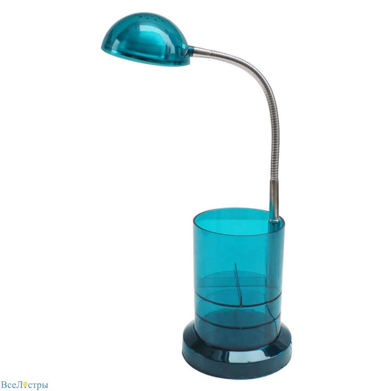 настольная светодиодная лампа horoz berna синяя 049-006-0003 (hl010l) hrz00000705