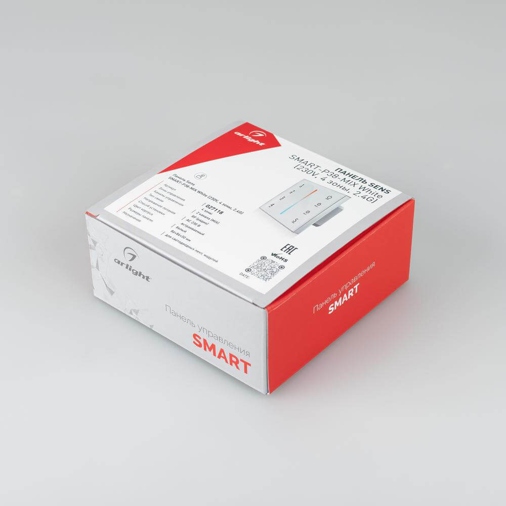 панель управления arlight sens smart-p38-mix white 027118