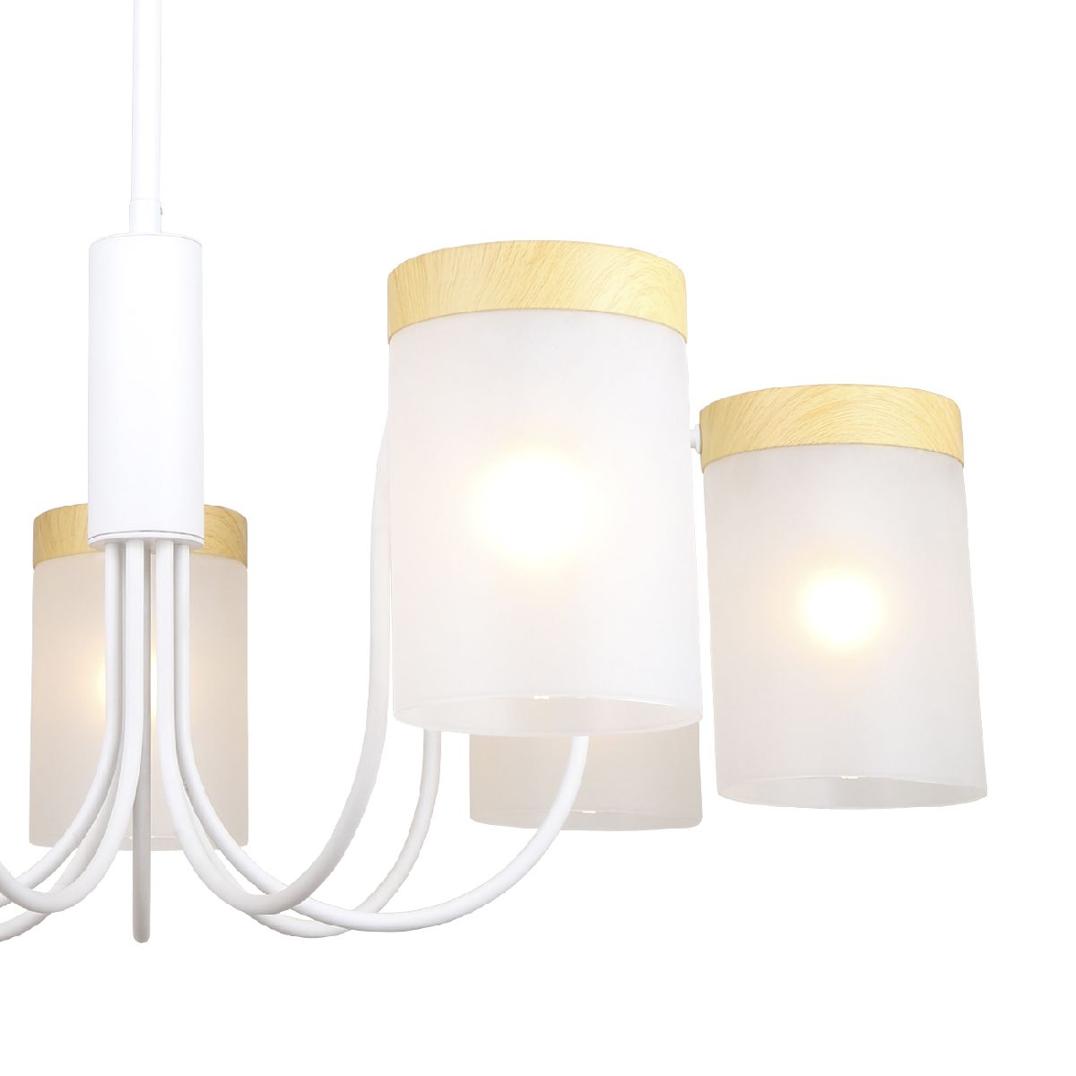 люстра на штанге escada harmony 1172/7p white