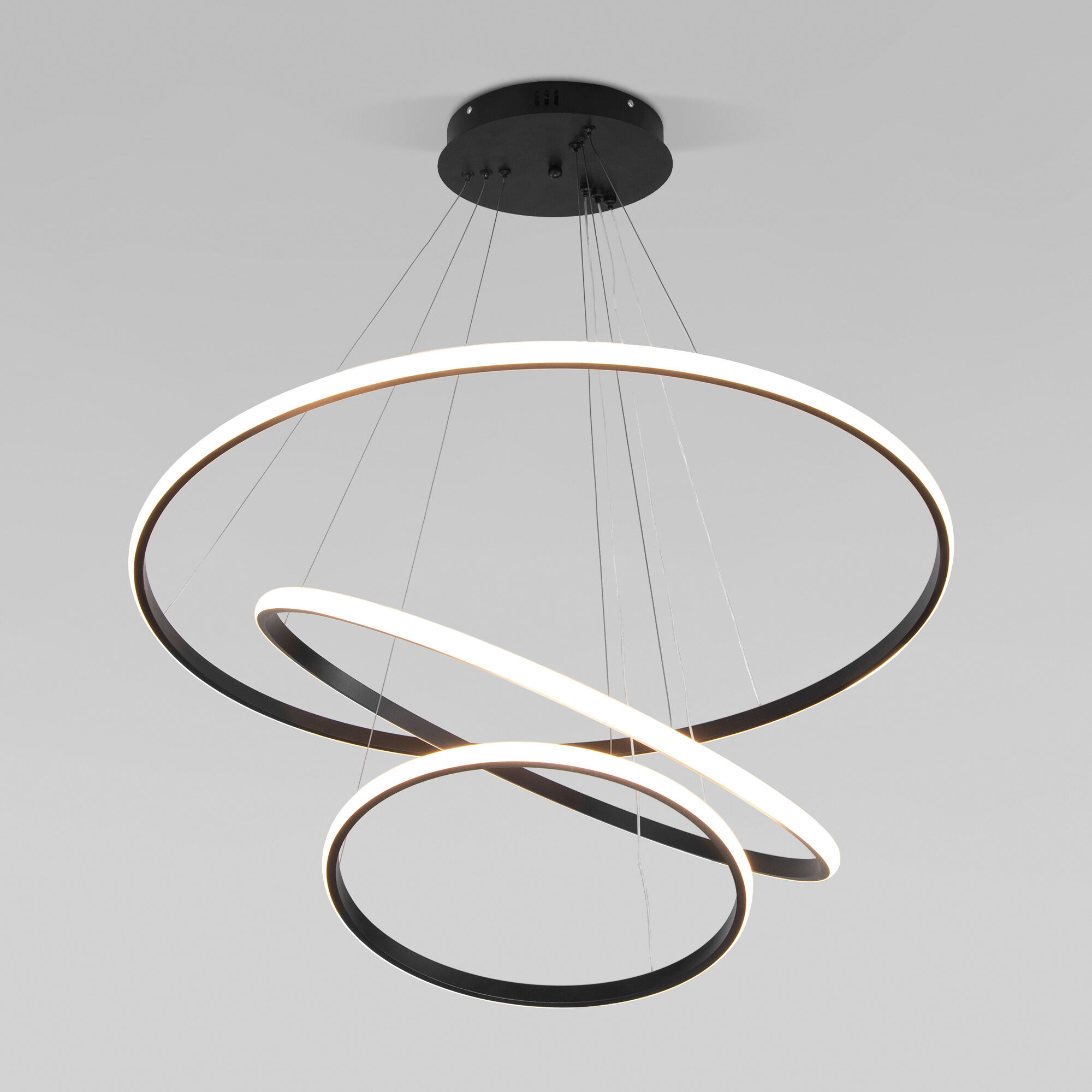 подвесная люстра eurosvet collars 90264/3 черный