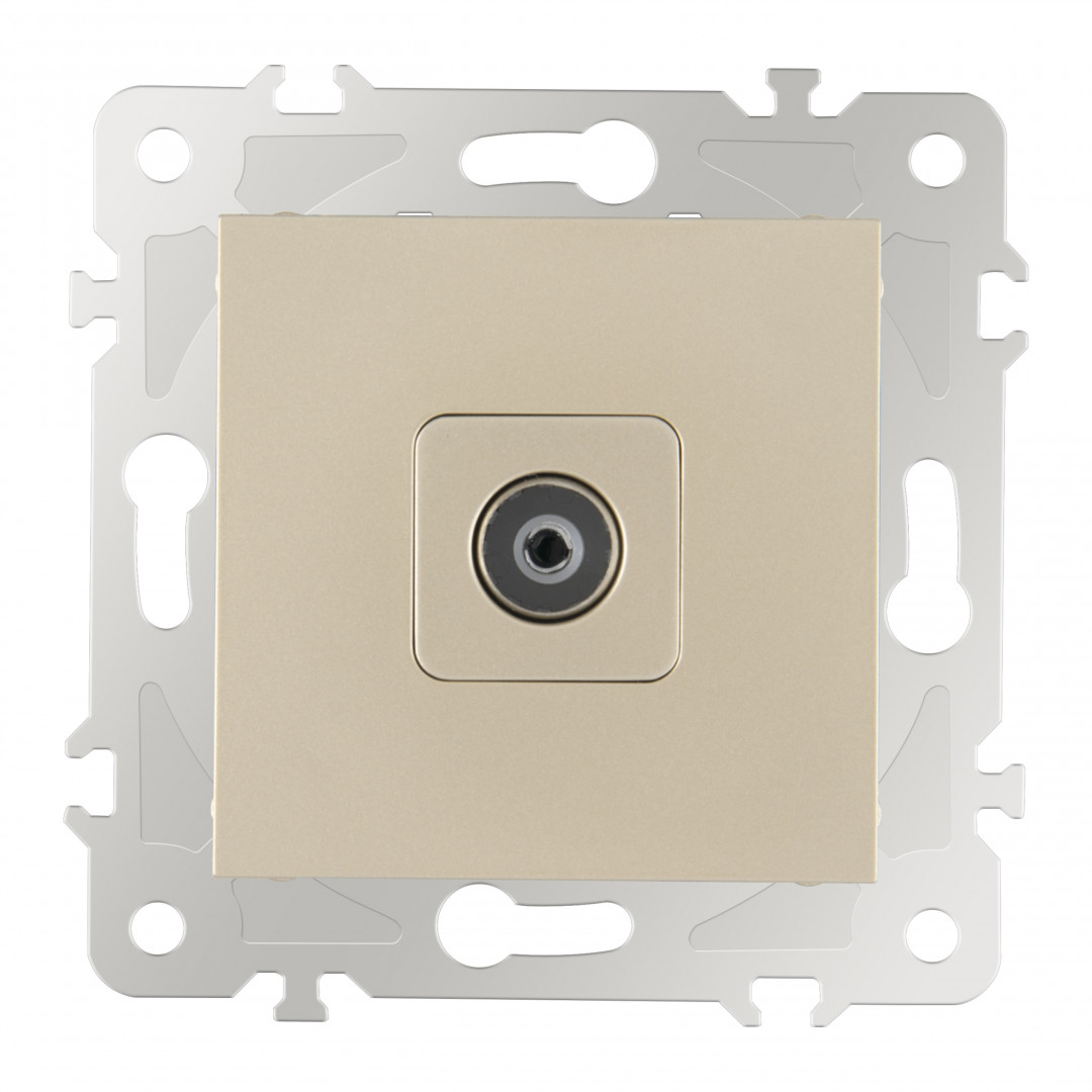 розетка tv arte milano 203.43-1.shampan